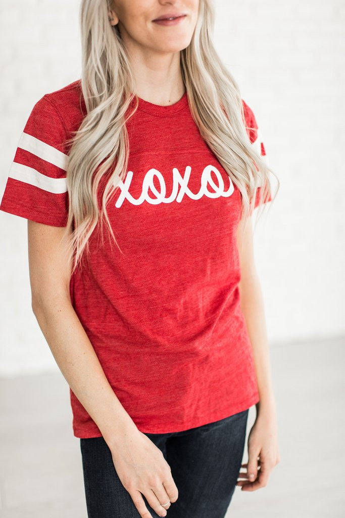 XOXO Ringer Tee