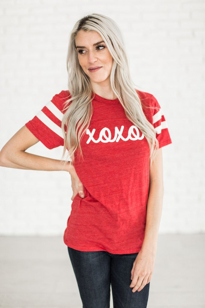 XOXO Ringer Tee