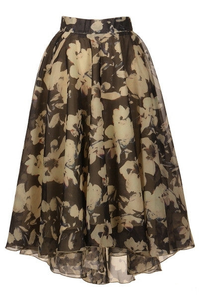 Cath's Hi-Lo Ruffle Skirt