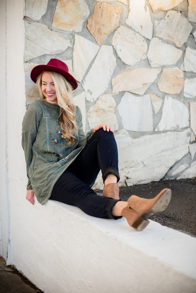 Wanderlust Tunic - Olive