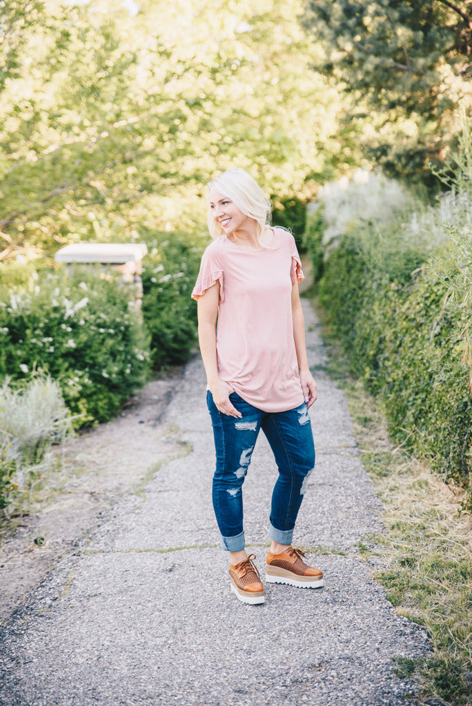 Tulip Top - Blush