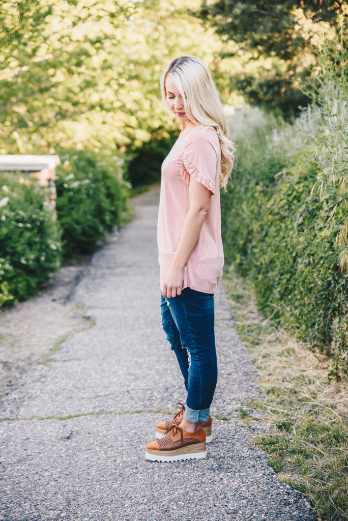 Tulip Top - Blush