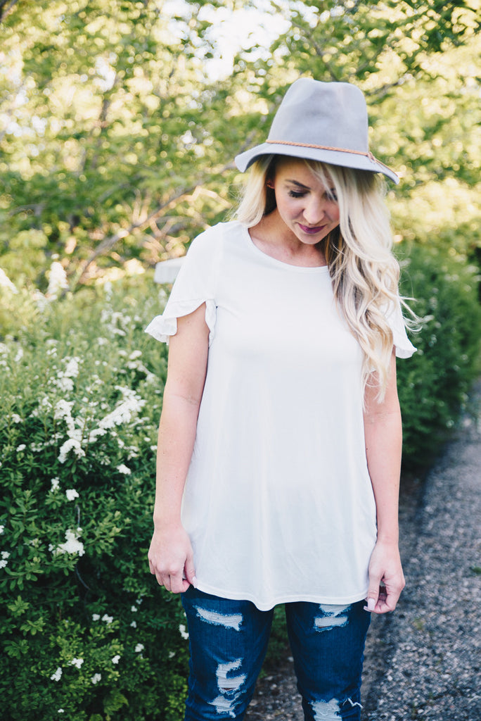 Tulip Top - Ivory