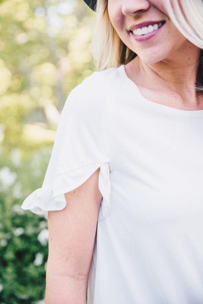 Tulip Top - Ivory
