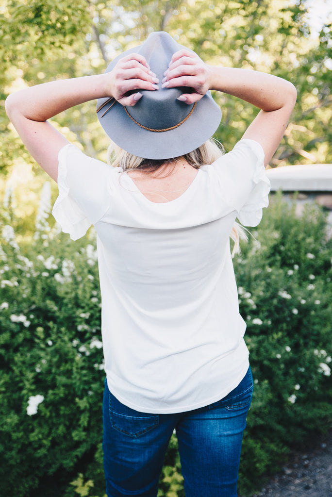 Tulip Top - Ivory