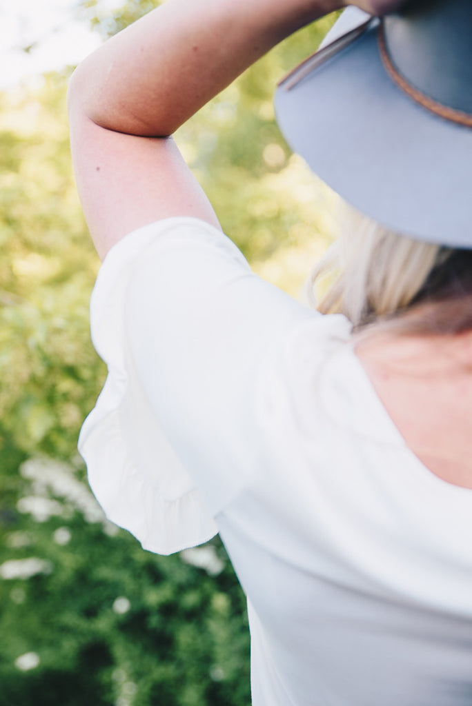 Tulip Top - Ivory
