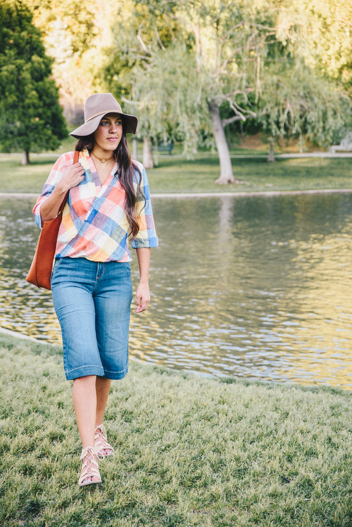 Rainbow Hi-Lo Blouse