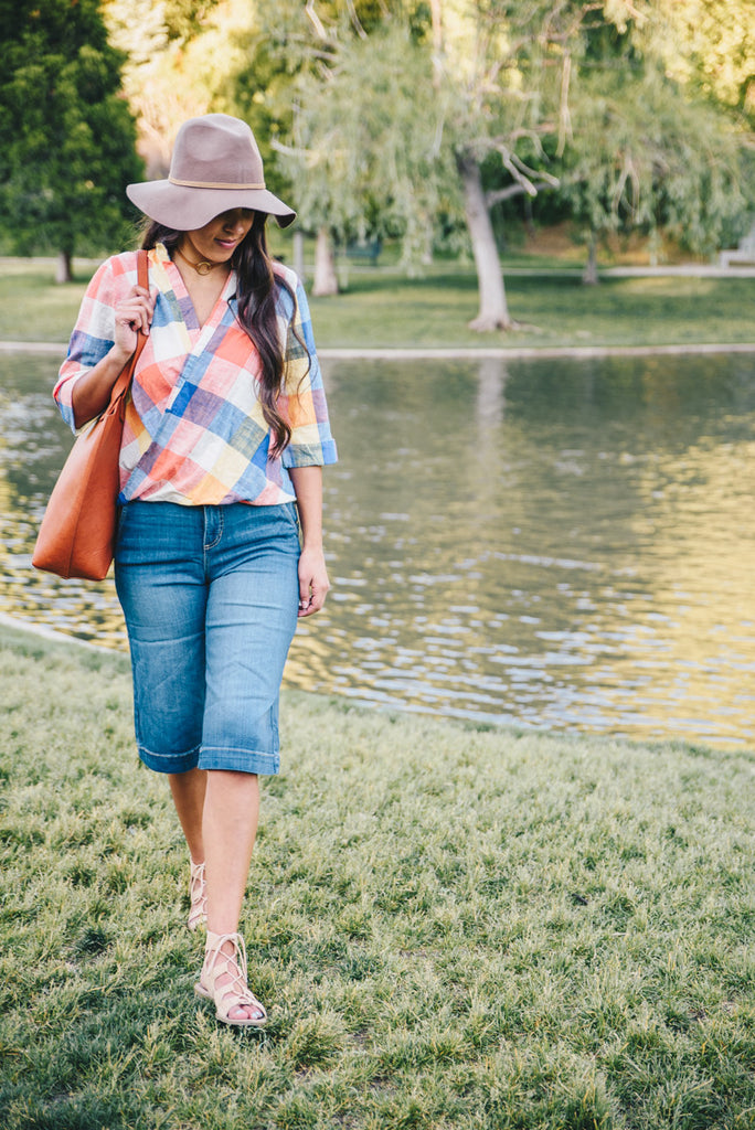 Rainbow Hi-Lo Blouse