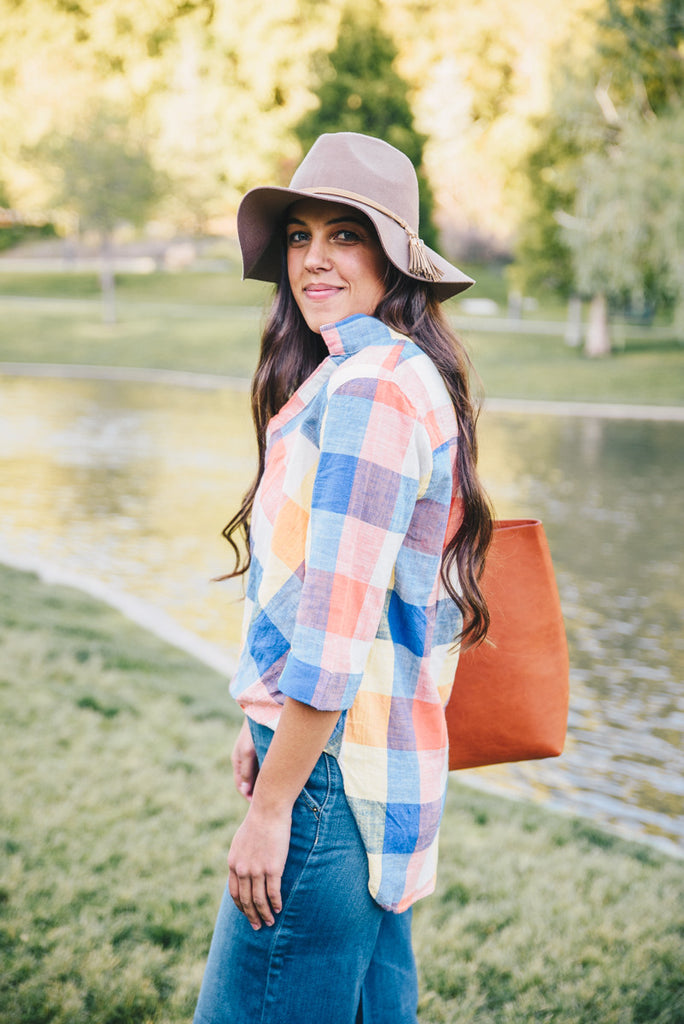 Rainbow Hi-Lo Blouse
