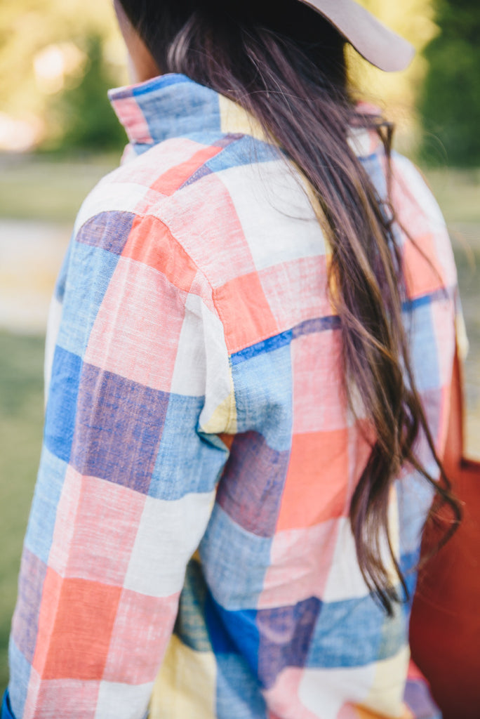 Rainbow Hi-Lo Blouse
