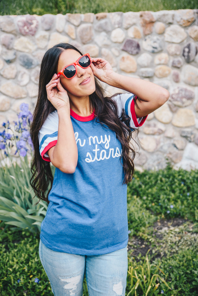 Oh My Stars Ringer Tee