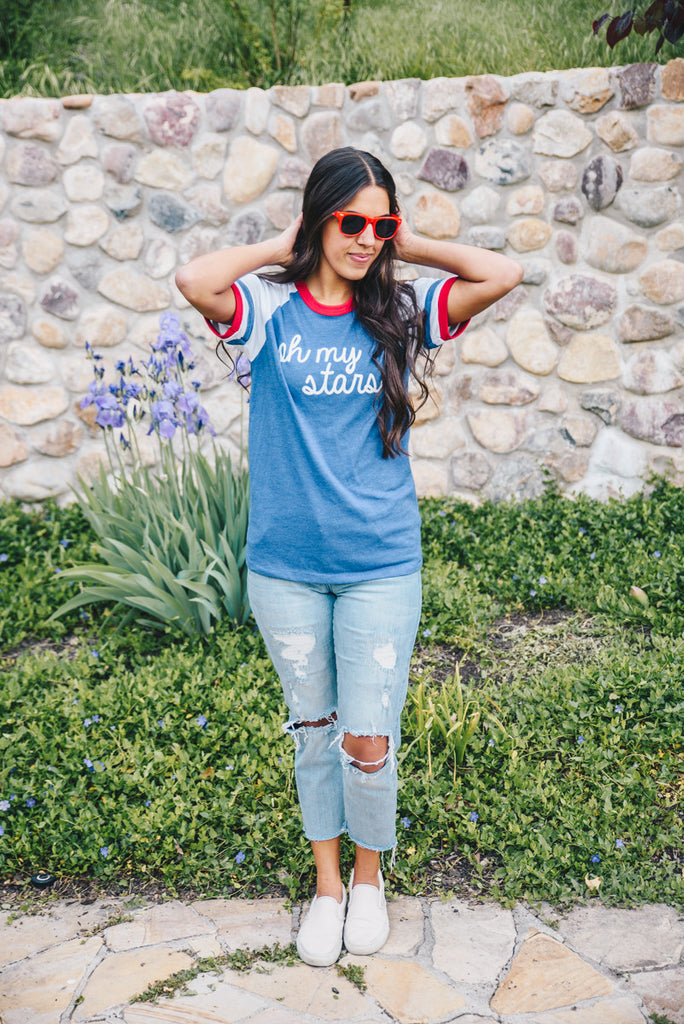 Oh My Stars Ringer Tee