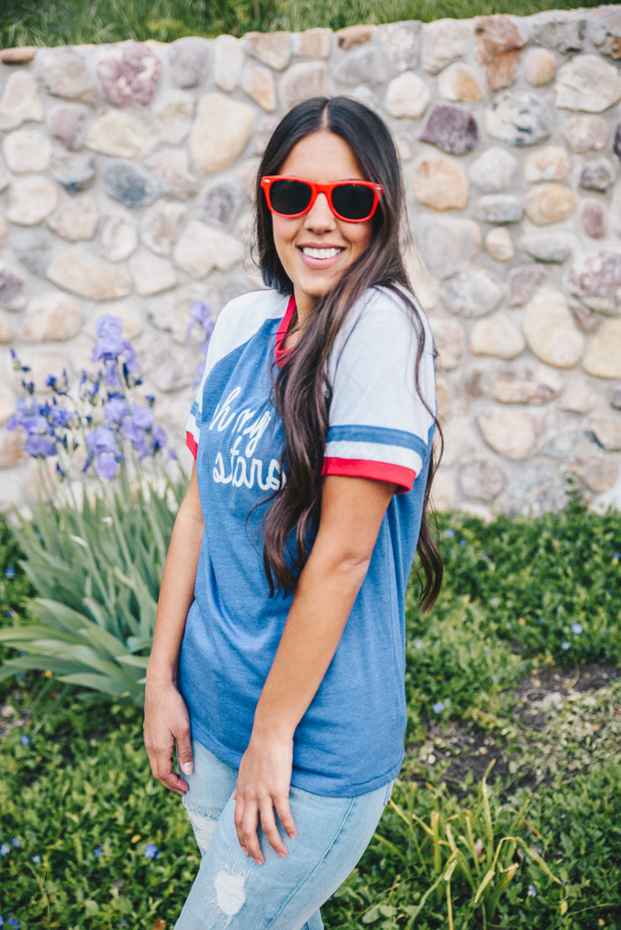 Oh My Stars Ringer Tee