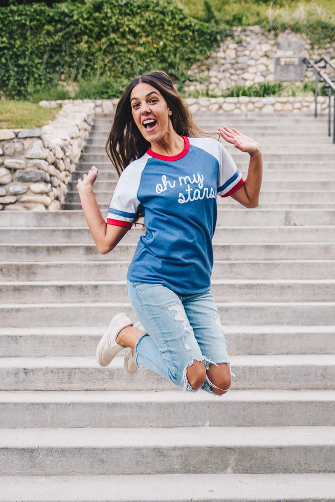 Oh My Stars Ringer Tee