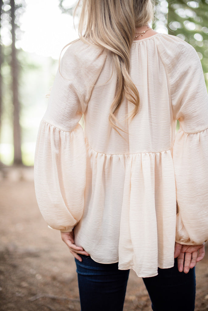 Bell Sleeved Boho Blouse