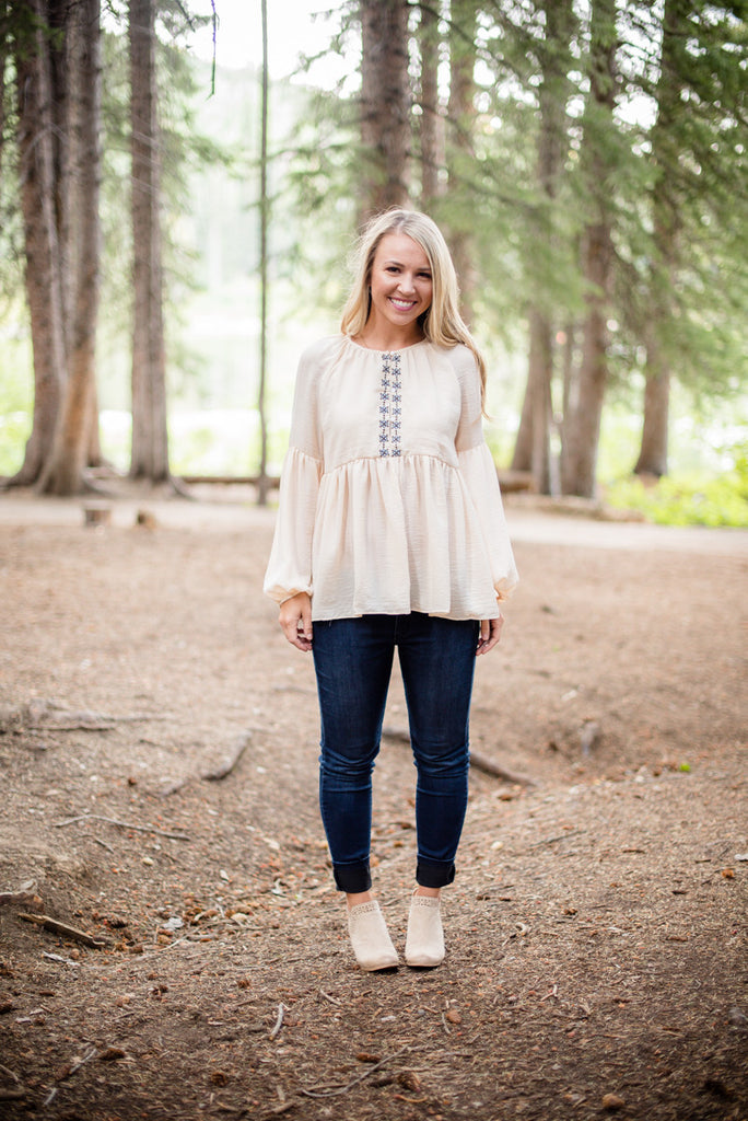 Bell Sleeved Boho Blouse