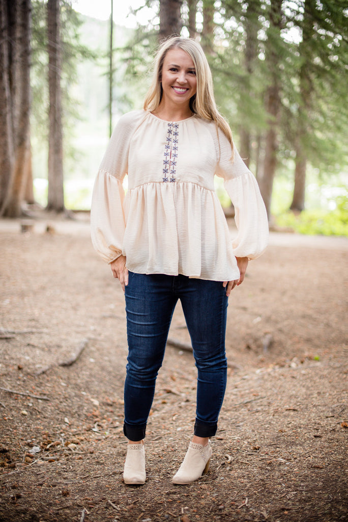 Bell Sleeved Boho Blouse