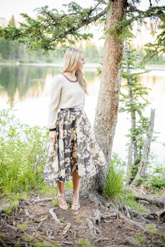 Cath's Hi-Lo Ruffle Skirt