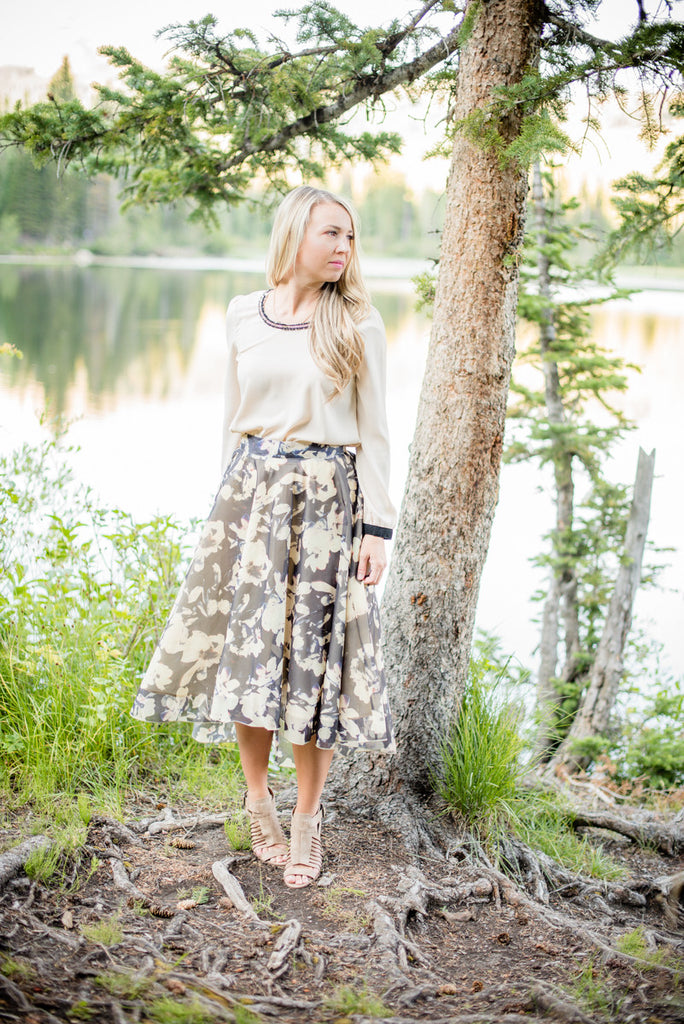Cath's Hi-Lo Ruffle Skirt