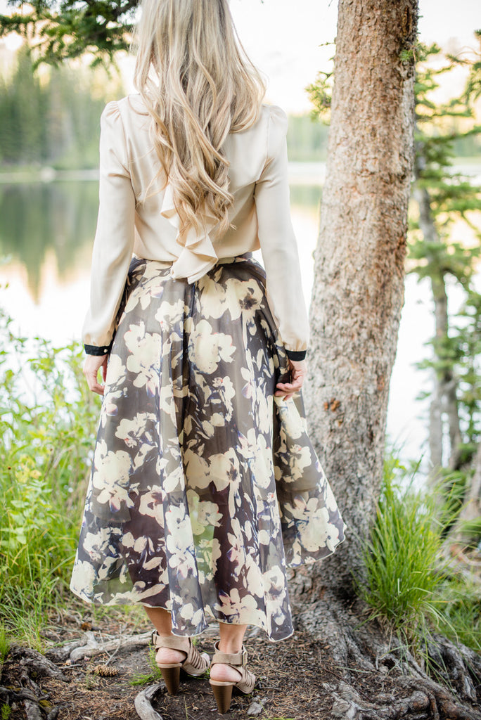 Cath's Hi-Lo Ruffle Skirt