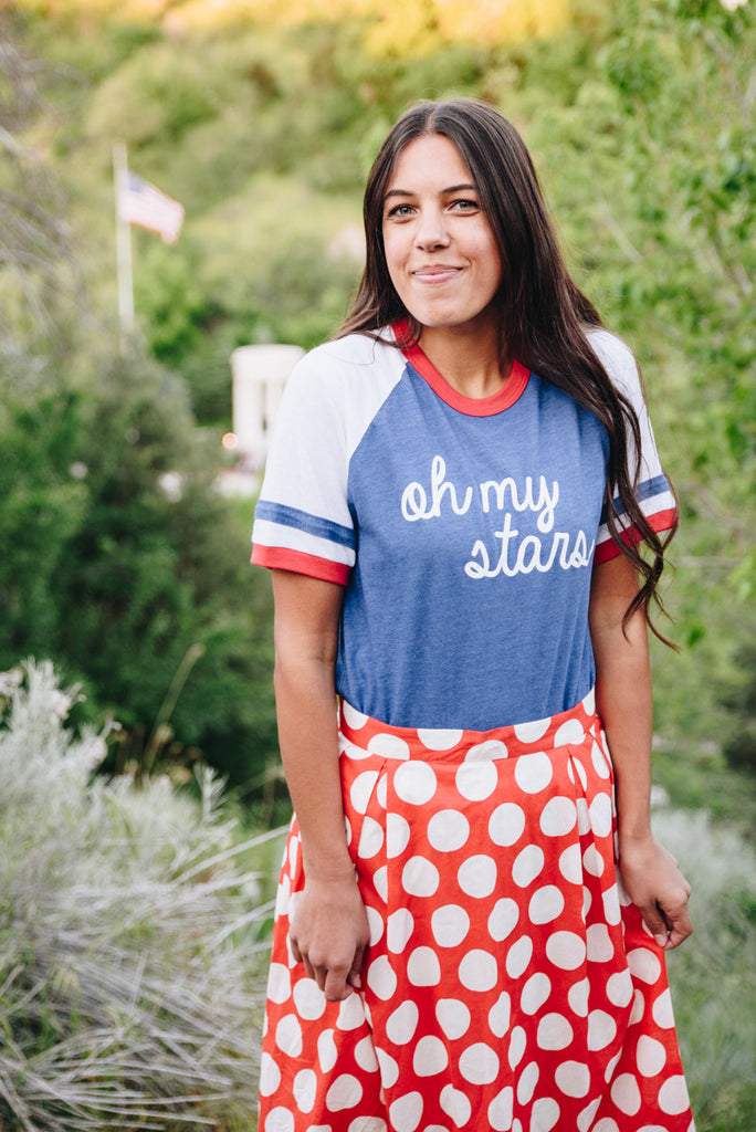 Oh My Stars Ringer Tee