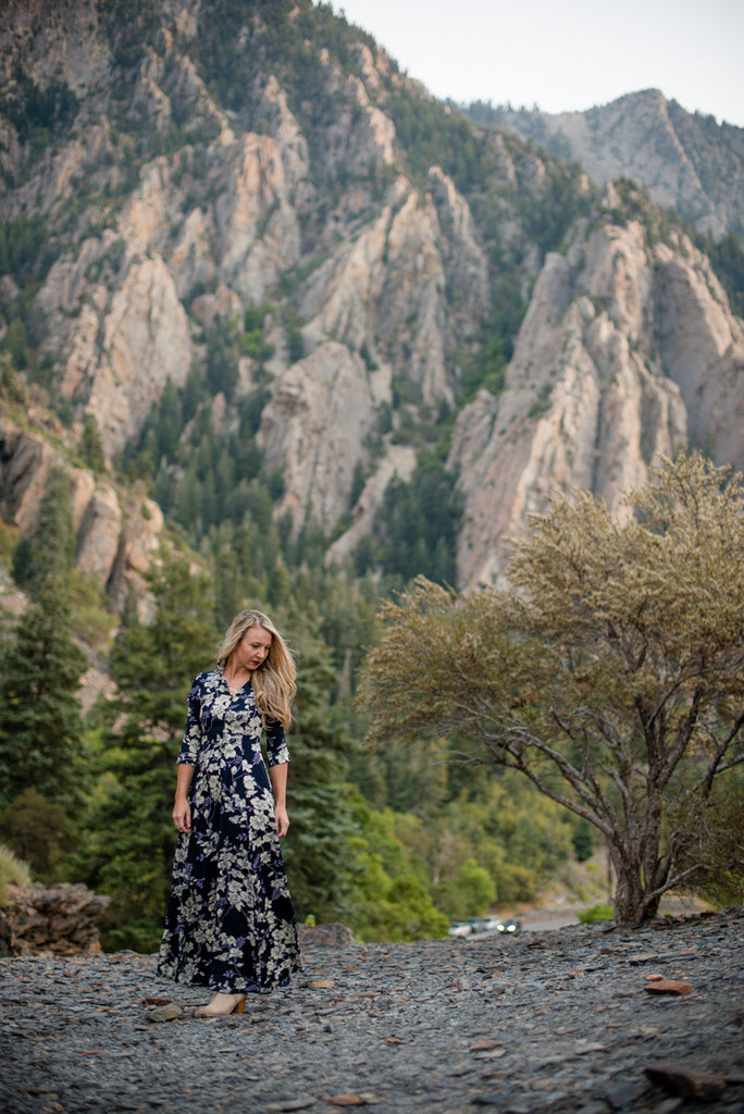 Whimsy Dress - Navy