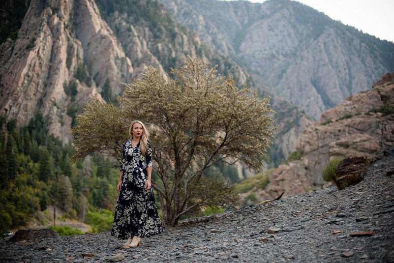 Whimsy Dress - Navy