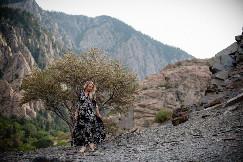 Whimsy Dress - Navy