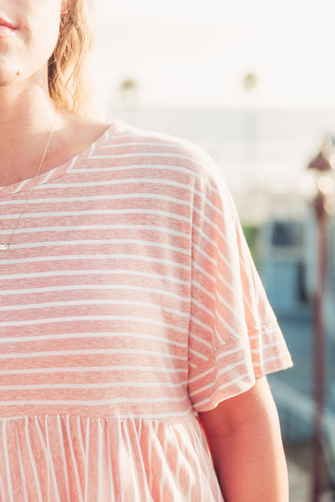 Sunset Tunic - Rose Peach