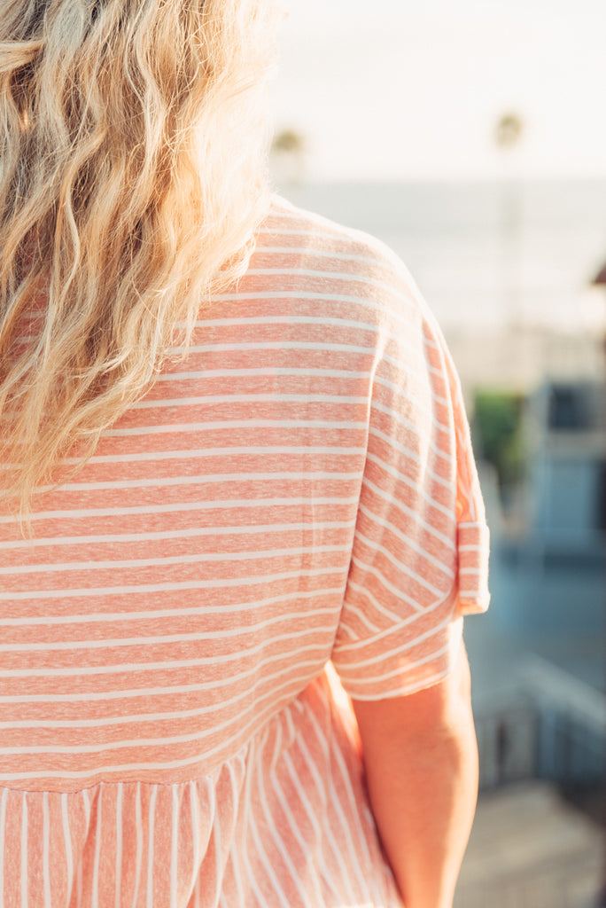 Sunset Tunic - Rose Peach