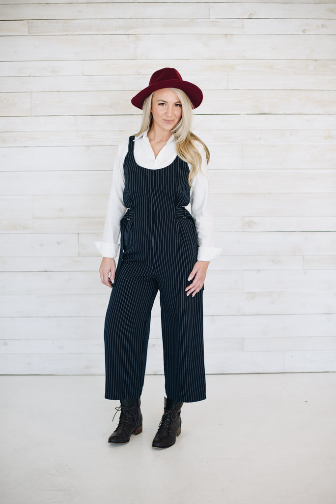 Pin Stripe Jumpsuit