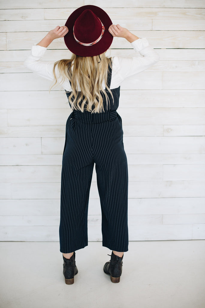 Pin Stripe Jumpsuit
