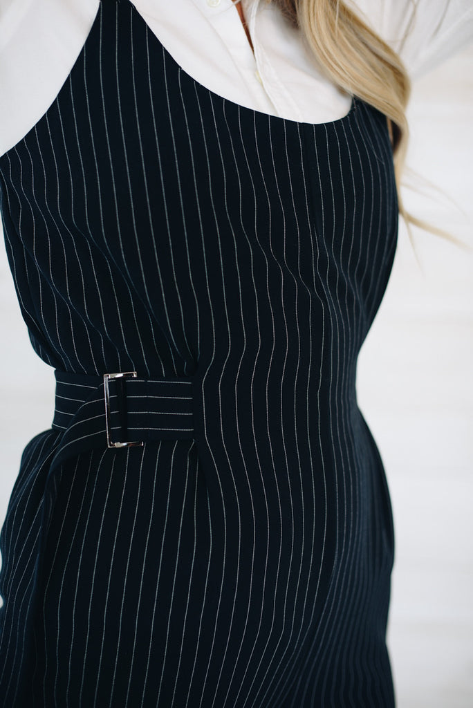 Pin Stripe Jumpsuit