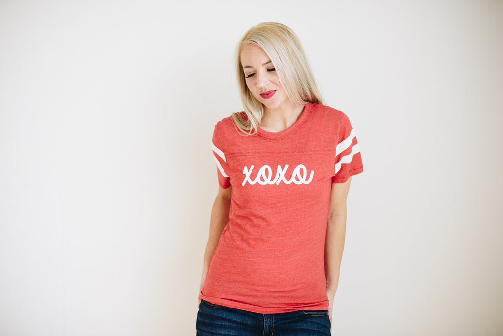 XOXO Ringer Tee