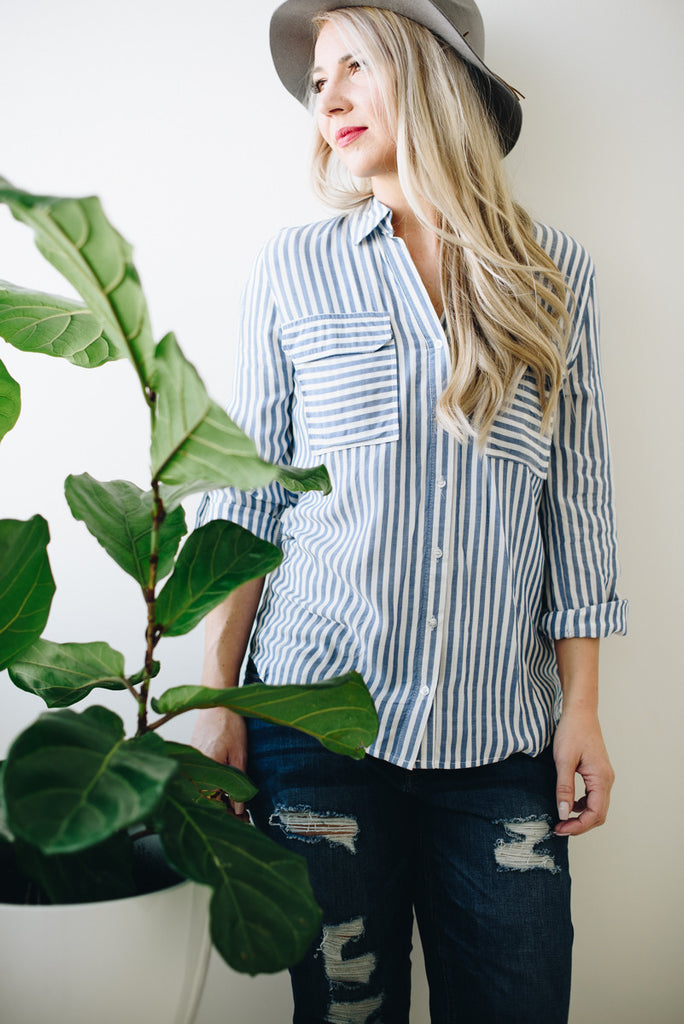 Nautical Stripe Blouse