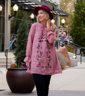 Wanderlust Tunic - Mauve