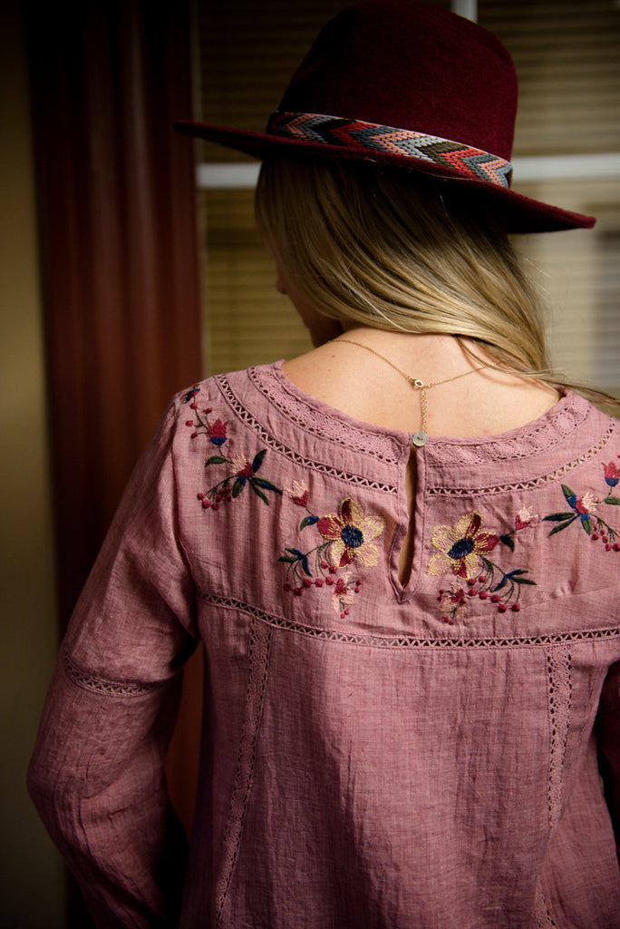 Wanderlust Tunic - Mauve