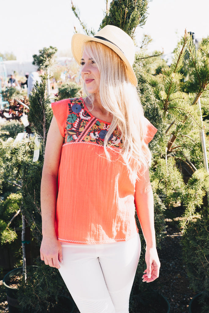 Fiesta Blouse - Poppy