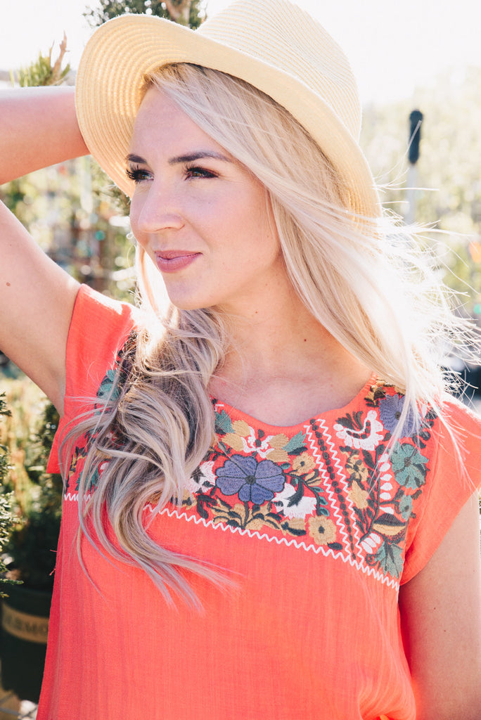 Fiesta Blouse - Poppy