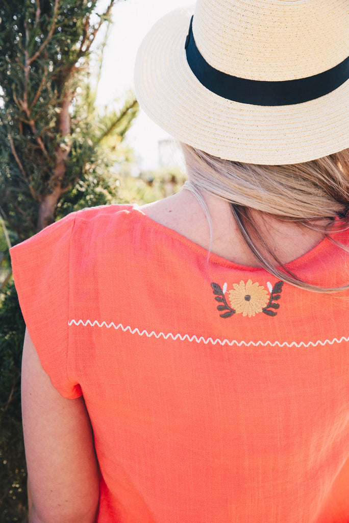 Fiesta Blouse - Poppy