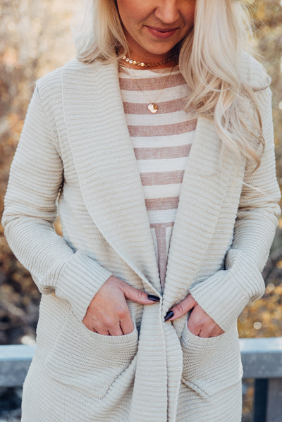 The Harper Cardigan - Cream