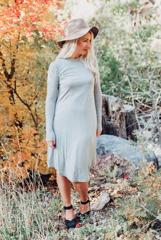 The Jersey Top - Heather Grey