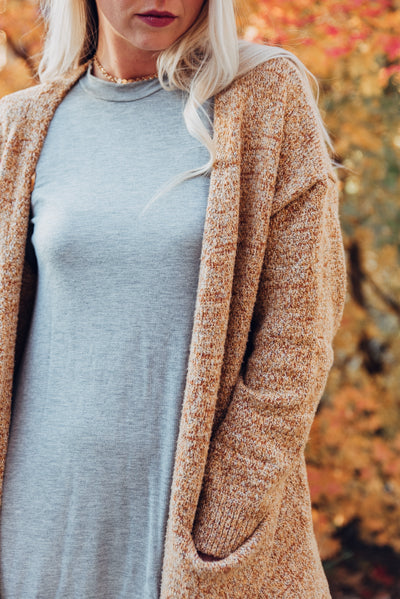 Harvest Cardigan - Rust