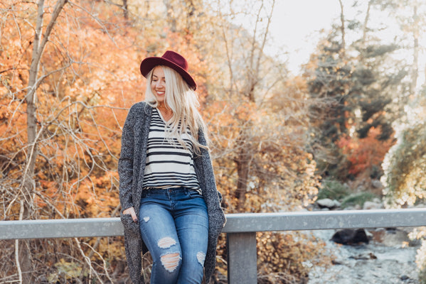 Harvest Cardigan - Charcoal