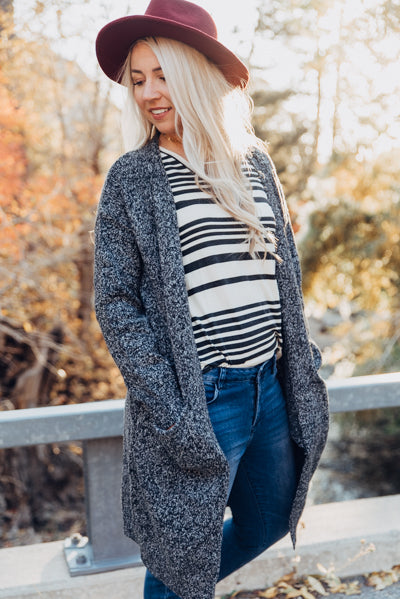 Harvest Cardigan - Charcoal