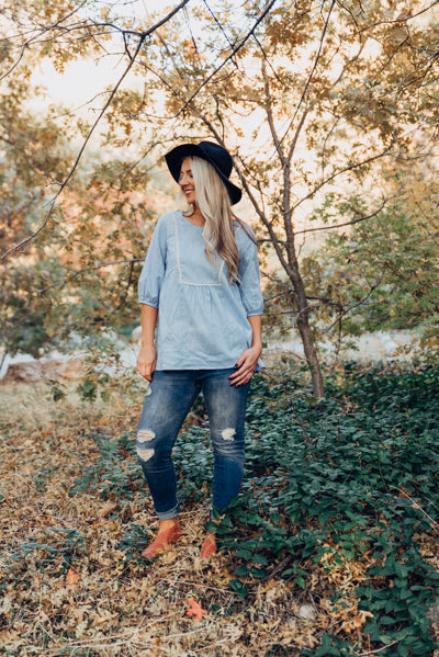 Daydreamer Tunic - Light Blue