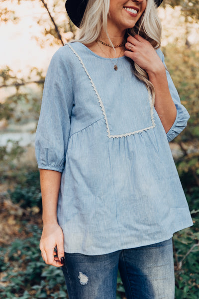 Daydreamer Tunic - Light Blue