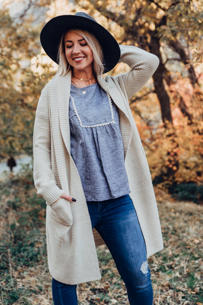 The Harper Cardigan - Cream