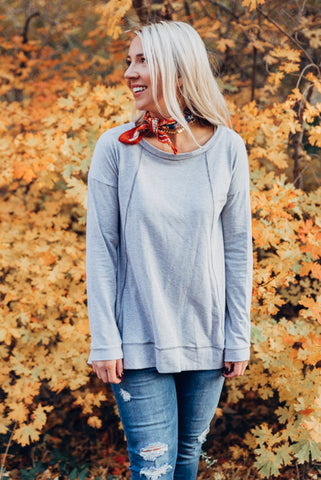 Bella Bell Sleeve - Navy