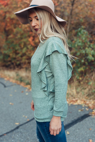 Bella Bell Sleeve - Navy
